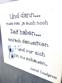 Leinwand mit Text 15x15 cm
