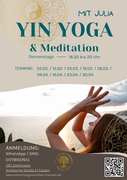 YIN YOGA & MEDITATION MIT JULIA