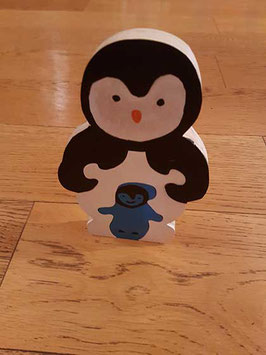 Puzzle pingouin et son bébé (5 pièces)