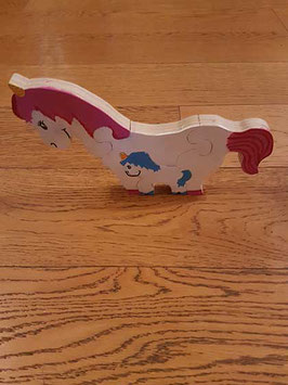 Puzzle licorne et son bébé (4 pièces)