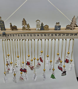 Calendrier de Nöel en bois