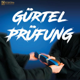 Gürtelprüfung am 31. März 2019 für Karate oder Kickboxen