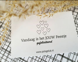 GELUK KAARTJE