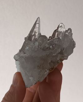 Bergkristallstufe Tessinerhabitus, Binntal, VS