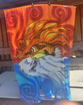 Eagle Lion Prophetic Flags