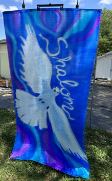 Shalom Dove Flags