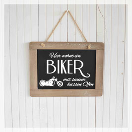 Schiefertafel, Biker