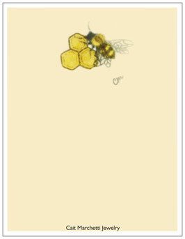 Honeybee & Honeycombs Stationery