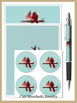 Complete Cardinals Stationery Set