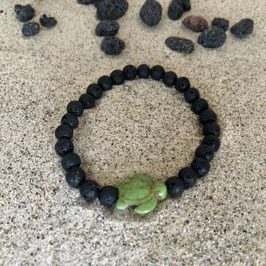 Lavaarmband mit Schildkröte