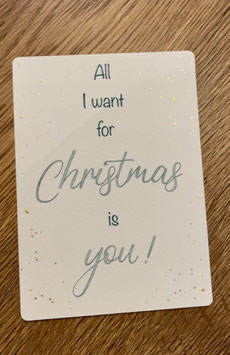 All I want for Christmas