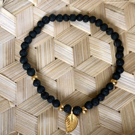 Lavaarmband Blatt