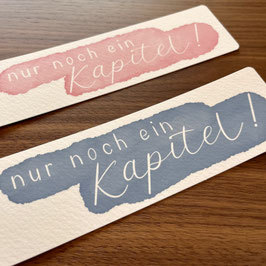 Lesezeichen - nur noch ein Kapitel