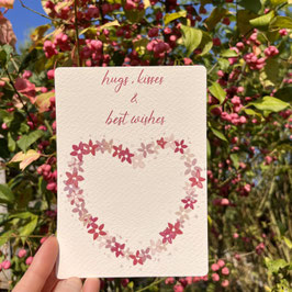 Hugs, kisses & best wishes