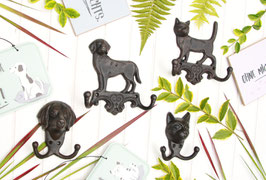 Wandhaken und Garderoben im Hunde / Katzendesign