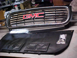 OEM Type Winter Front 1999 2000 2001 2002 GMC Sierra 1500 2500 & 3500 Grill Cover with Doors