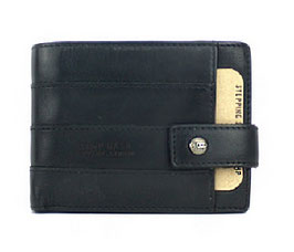 Cartera Piel Lavada Qaus 98 Negro