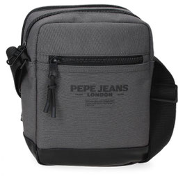 BANDOLERA 2C PEPE JEANS WALTFORD GRIS