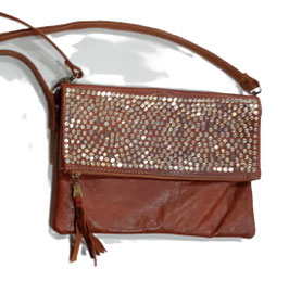 Bolso Cuero Bandolera Plana