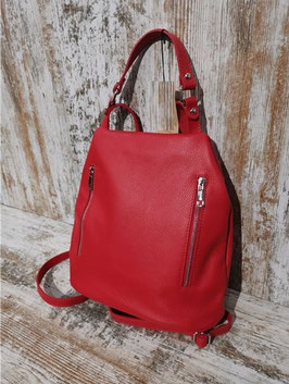 Bolso Mochila Antirrobo Rojo