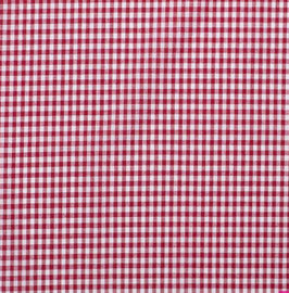 TEJIDO VICHY XIANA 7 MM. 1.40 M. 135 GR/M2- ALG 100% ROJO