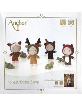 KIT DE AMIGURUMIS ANCHOR - PANDILLA DEL BOSQUE