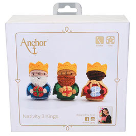 KIT DE AMIGURUMIS ANCHOR - REYES MAGOS