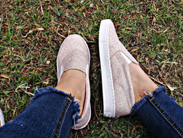 TENIS VANS BRILLOS ROSA PLATAFORMA