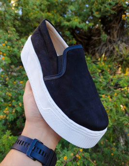 TENIS VANS NEGRO DURAZNO PLATAFORMA