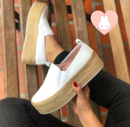 VANS BLANCO SUELA NORMAL YUTE