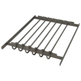 1/2 Supporto spiedi 120 (capacità 6 spiedi)