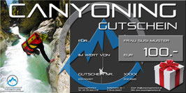 Unsere Erlebnis-Gutscheine von CanyoningAdventure