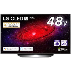 LG 48V型有機ELテレビ 4K対応 ブラック OLED48CXPJA BS・CS 4Kチューナー内蔵