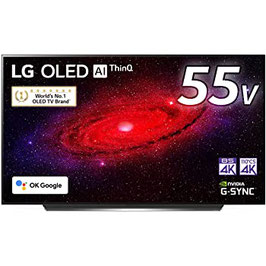 LG 55V型有機ELテレビ OLED55CXPJA BS・CS 4Kチューナー内蔵 ブラック