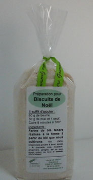 Préparation pour faire des Biscuits de Noël