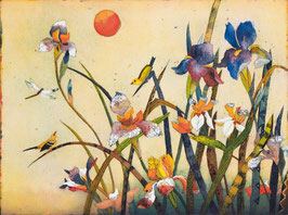 Jutta Votteler "Träumende Lilien", 79 x 59 cm