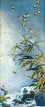 Jutta Votteler "Nachtschwärmer", 20 x 47 cm