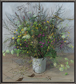 Wildflower bouquet "All Souls", 45 x 50 cm, Druck auf Leinwand, Auflage 120 Stück