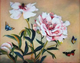 Jutta Votteler "Große Päonien", 50 x 60 cm