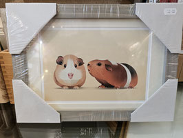Gerahmter Fine Art Print "Beste Freunde", 34 x 25 cm