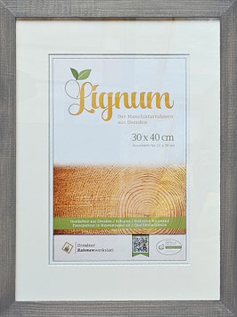 Wechselrahmen "Lignum", Steingrau