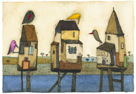 Limitierter Fine Art Print von Holger Koch "Hausbesuch"