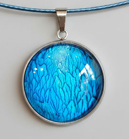 Hänger, Farbe: Aqua, 2 / 3cm Durchmesser