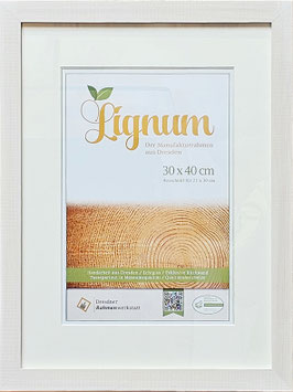 Wechselrahmen "Lignum", Weiß