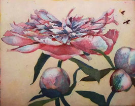 Jutta Votteler "Chinesische Päonien", 30 x 38 cm