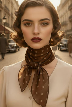 Foulards - gepunktet