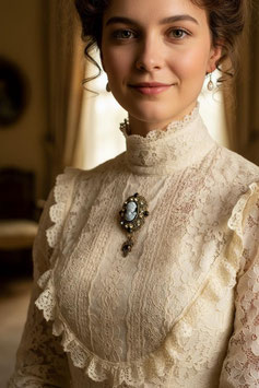 Cameo Brosche Antique Stil - Edwardian