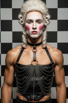 Harness Body Ketten - Schwarz