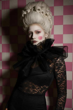 Kragen -  Tüll Schwarz