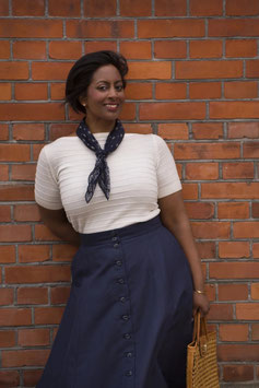 Emmy Design - "The Emmy Goes to Paris" Top - Ivory